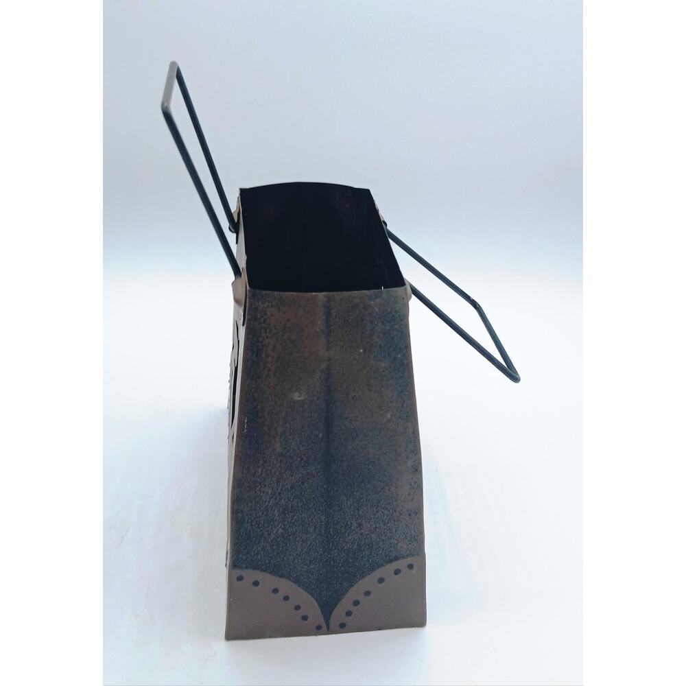 Rustic Metal Tea Light Lantern - Picture 6 of 6